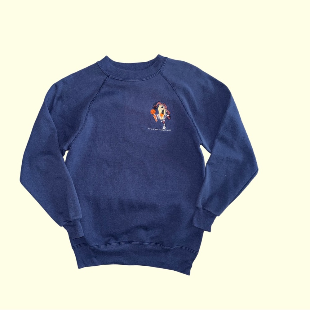 Vintage 90s Taz Crewneck sweater Big Kids size XL